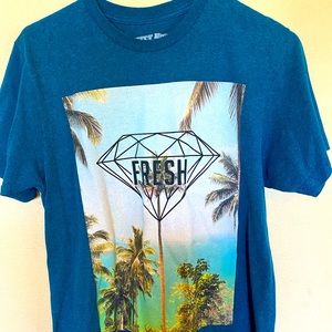 EIGHTY EIGHT dark teal teen medium shirt sleeve